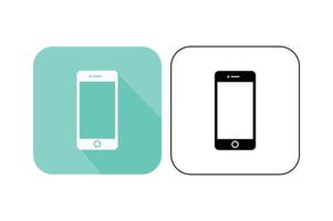 Flat Mobile Interaction Icons, smartphone flat icon, mobile phone flat icon, flat ui ux icon vector