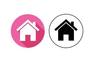 Home Page Icons for Web Design, home button icon, home icon for mobile apps, home navigation button icon vector