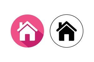 Home Page Icons for Mobile Apps, home button icon, home icon for mobile apps, home navigation button icon vector