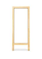 Isolated whiteboard on white background with space for text input. photo