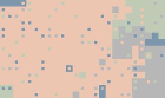 Abstract pastel square pixel art background. Subtle color palette evokes calmness and digital modernity. Ideal for websites, presentations, and techrelated designs. vector