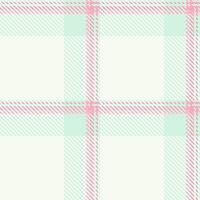 Sweet pastel pink and mint green plaid pattern. Perfect for textile design, packaging, or website backgrounds. A delicate and charming design evoking feelings of serenity and femininity. vector