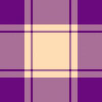 Elegant cream and purple plaid pattern. Perfect for textile design, website backgrounds, or fashion projects. This sophisticated geometric texture evokes a sense of calm and order. vector