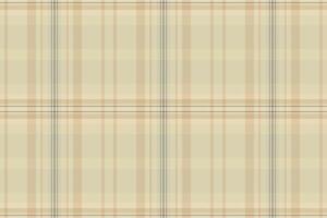 Subtle beige and taupe plaid pattern. Elegant texture ideal for website backgrounds, textile design, or packaging. Evokes feelings of calm and sophistication. Versatile and timeless aesthetic. vector