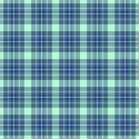 Oriental background textile check, intricate seamless texture pattern. Pixel tartan plaid fabric in cyan and light colors. vector