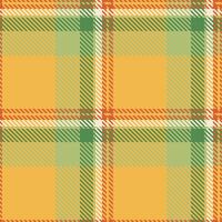 Website plaid background seamless, suit pattern tartan. Merry texture check textile fabric in amber and lime colors. vector