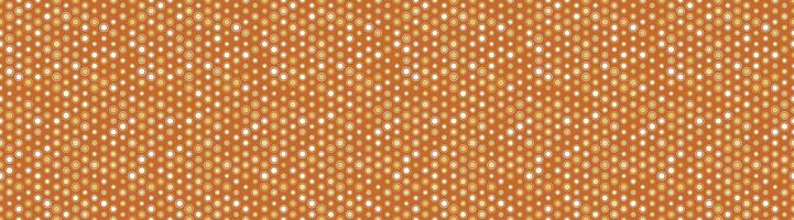 Warm, subtly shimmering orange and cream polka dot pattern. Perfect for backgrounds, textiles, or festive designs. Evokes feelings of warmth, celebration, and subtle elegance. vector