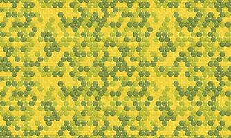 Abstract geometric hexagon pattern. Vibrant yellow and green hues create a dynamic, natureinspired design. vector