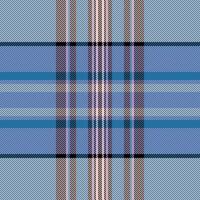 Give check plaid seamless, custom pattern tartan textile. Irish texture fabric background in cyan and light colors. vector