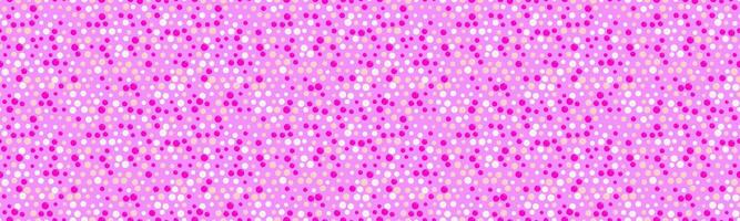 Vibrant pink and white polka dot pattern. Perfect for textile design, website backgrounds, playful branding, or adding a touch of fun to any project. vector