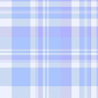 Age plaid background tartan, sparse texture textile check. Modern fabric seamless pattern in blue and white colors. vector