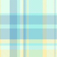 Serene pastel plaid pattern. Soft blues, mints, and pale yellows create a calming, versatile design ideal for textiles, websites, or branding. Evokes feelings of tranquility and freshness. vector
