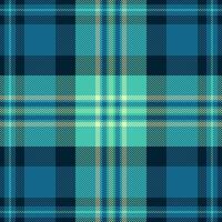 Seamless teal and navy plaid pattern. Perfect for textile design, apparel, or website backgrounds. The cool color palette evokes a sense of calm and sophistication. vector