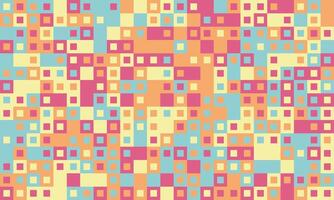 Abstract pastel square pattern. Vibrant, playful geometric design perfect for backgrounds, textiles, website banners, and digital projects. Evokes feelings of joy, energy, and modern aesthetics. vector