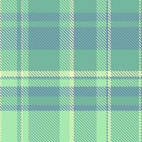 Service plaid textile tartan, collage check seamless . Rest fabric background texture pattern in mint and light colors. vector