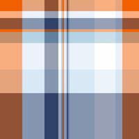 Layered plaid background pattern, advertising fabric texture seamless. Picture textile check tartan in orange and pastel colors. vector