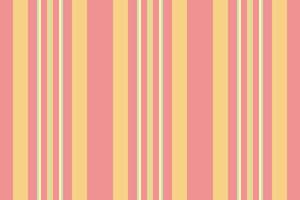 Sewing pattern texture seamless, motif vertical textile. Marriage lines stripe background fabric in red and light colors. vector