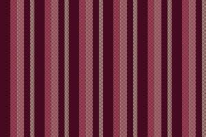 Birthday card texture stripe lines, warm vertical fabric background. Long textile pattern seamless in dark and red colors. vector