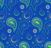 Paisley cucumber of classical exotic. Designer creativity on repeat pattern. Rug tissue with textile flowery. vector