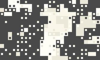 Abstract grayscale pixel art background. Modern digital mosaic texture ideal for tech, website design, or futuristic concepts. Represents data flow, connectivity, or the digital age. vector