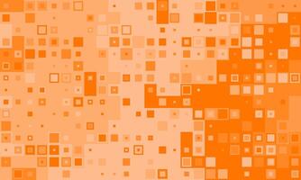 Abstract orange square pixel pattern background. Dynamic, vibrant design ideal for tech, energy, or modern presentations. Represents data flow, connection, or digital transformation. vector