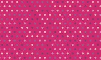 Vibrant pink polka dot pattern. Perfect for backgrounds, textiles, or playful designs. The varied shades of pink and purple create a soft, yet energetic feel. vector