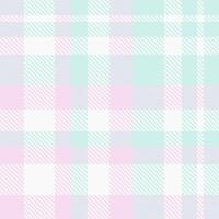 Doodle plaid fabric , manufacturing texture textile background. Wallpaper seamless tartan pattern check in light and white colors. vector