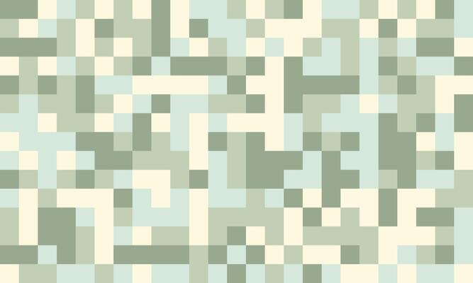 Abstract pixel art background. Subtle pastel green and beige tones create a calming, modern texture ideal for websites, presentations, or print design.