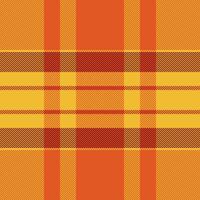 Vibrant autumnal plaid pattern in warm oranges and yellows. Perfect for fallthemed designs, textile prints, or website backgrounds. vector