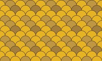 Elegant golden and brown fish scale pattern. Perfect for backgrounds, textures, or design elements. Evokes luxury, nature, and sophisticated style. vector