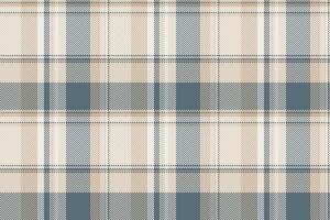 Windowpane plaid tartan pattern, machinery seamless texture textile. Difficult fabric check background in pastel and light colors. vector