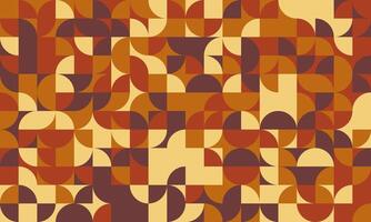 Midcentury modern geometric abstract art. Warm earthy tones create a vintage, retro feel perfect for website backgrounds, textile prints, or branding. Stylish, sophisticated, and timeless design. vector