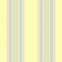 Pastel stripes on a pale yellow background create a cheerful, minimalist pattern. Ideal for textile design, wallpaper, branding, or website backgrounds. vector