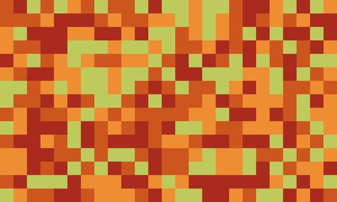 Abstract pixel art background. Warm earth tones create a textured, mosaic effect, ideal for website banners, presentations, or modern design projects.
