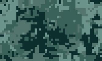 Abstract pixelated camouflage pattern in shades of green. Perfect for backgrounds, textures, or digital art projects needing a military or tactical feel. Modern, stylish, and versatile design. vector
