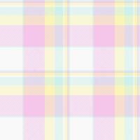 Sweet pastel plaid pattern. Ideal for textile design, baby products, or springsummer themed projects. Soft, delicate colors evoke feelings of joy and innocence. vector