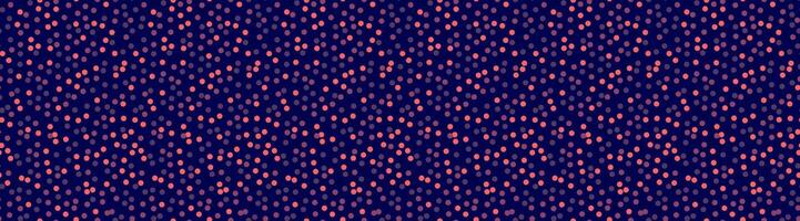 Elegant navy blue background scattered with tiny pink and purple dots. Perfect for website banners, digital papers, textiles, or any project needing a subtle, sophisticated texture. vector