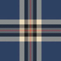 Stylish navy, cream, and black plaid pattern. Perfect for textile design, fashion, or website backgrounds. The intersecting lines create a sophisticated and timeless texture. vector