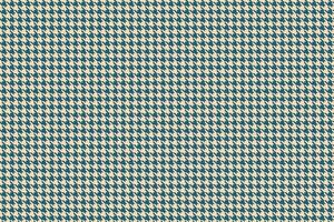 Classic teal and cream houndstooth pattern. Perfect for textile design, fashion, website backgrounds, or stationery. This timeless geometric texture evokes sophistication and elegance. vector