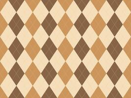 Elegant argyle pattern in warm earth tones. Perfect for backgrounds, textiles, or branding projects needing a sophisticated, classic touch. vector