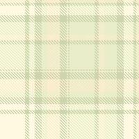 Subtle sage green and cream plaid pattern. Perfect for textile design, fashion, website backgrounds, or stationery. Evokes feelings of calm and sophistication. A versatile, elegant texture. vector