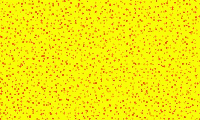 Vibrant yellow background scattered with small red dots. Perfect for celebratory designs, website backgrounds, or playful patterns. Evokes energy, joy, and a sense of festivity.