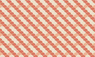 Elegant coral and cream scale pattern. Perfect for backgrounds, website design, or textile prints. Subtle, yet visually engaging, this design evokes calmness and sophistication. vector