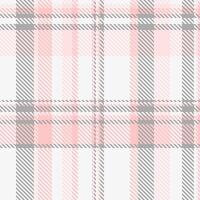 Delicate pink and gray plaid pattern. Perfect for textile designs, website backgrounds, or stationery. Subtle yet stylish, this seamless texture evokes a sense of calm and femininity. vector