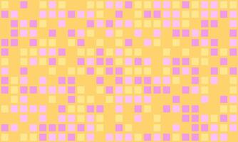 Abstract pastel yellow and pink square mosaic pattern. Perfect for backgrounds, website design, or textile prints. Represents connectivity, diversity, or digital data. vector