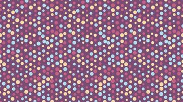 Abstract pastel polka dot pattern. Vibrant, playful design perfect for textiles, websites, or branding. This cheerful, repeating motif evokes happiness and energy. vector