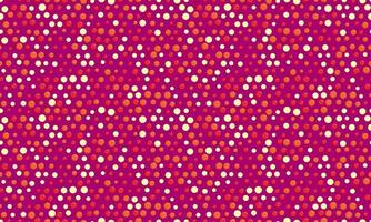 Vibrant abstract pattern of colorful circles on a magenta background. Perfect for textile design, website backgrounds, playful branding, or celebratory projects. vector