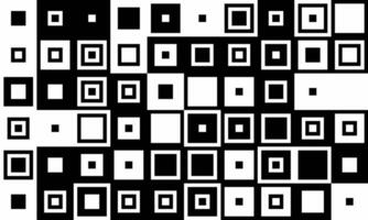 Abstract black and white square pattern. Geometric design ideal for backgrounds, website banners, or modern art projects. vector