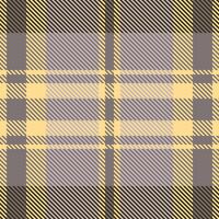Subtle pastel plaid pattern in soft yellow and gray hues. Elegant, versatile design ideal for textiles, stationery, or website backgrounds. Evokes feelings of warmth and sophistication. vector