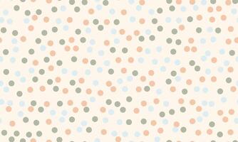 Subtle pastel polka dot pattern, perfect for branding, websites, or textile design. The soft color palette evokes feelings of calm and serenity. vector